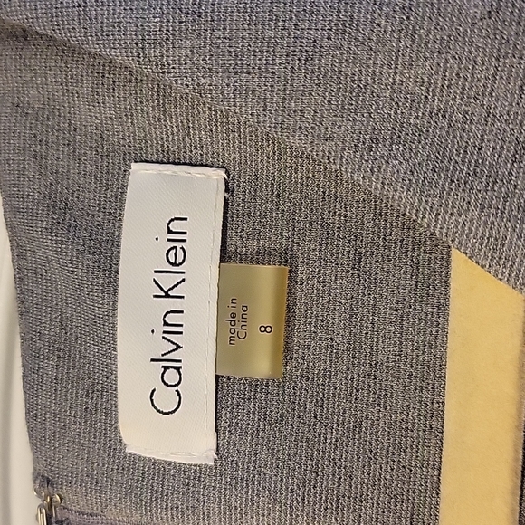 Calvin Klein gray sheath dress, EUC🎉🎊 - Picture 5 of 13